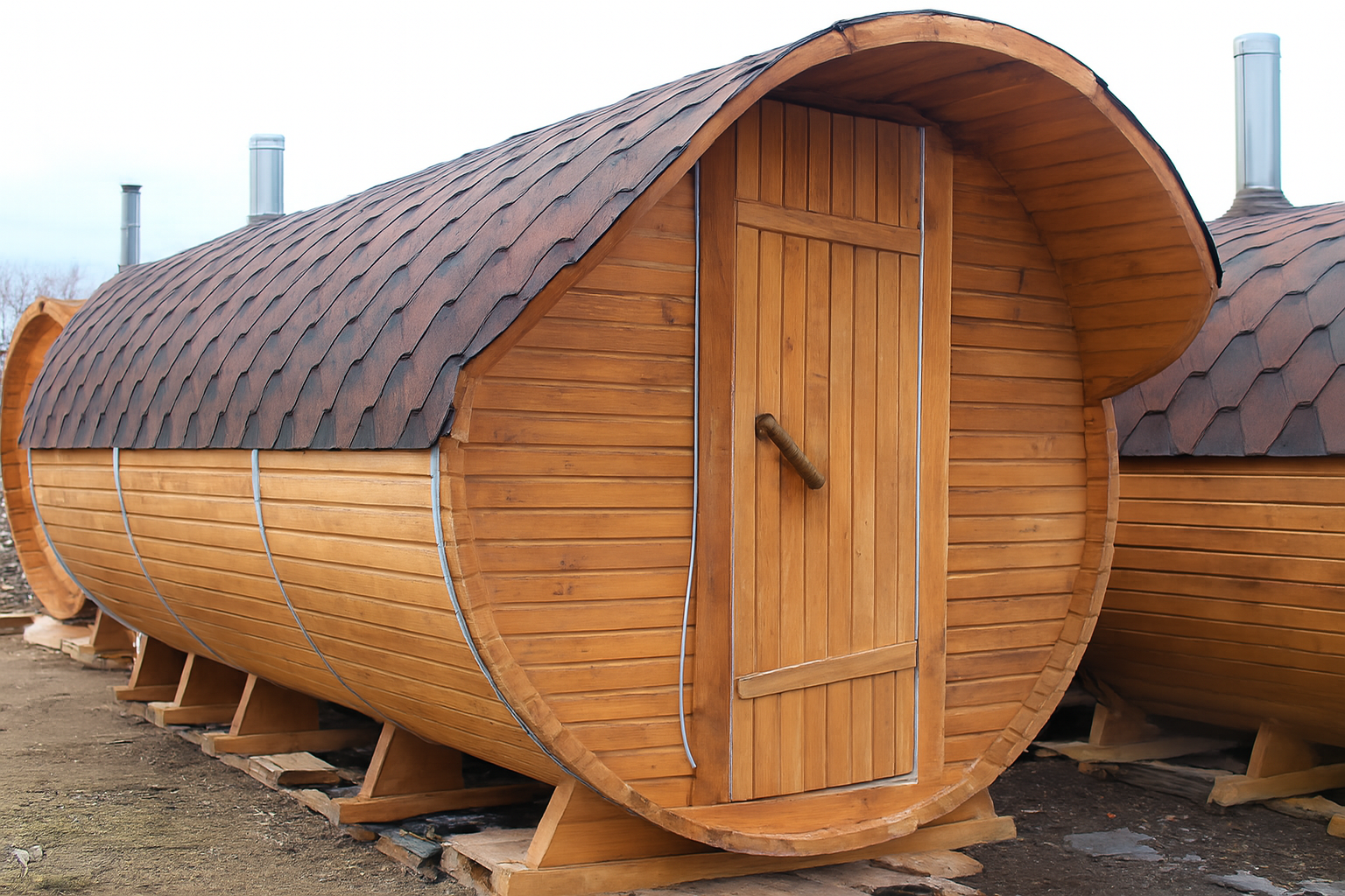 Баня-бочка 2 метра
