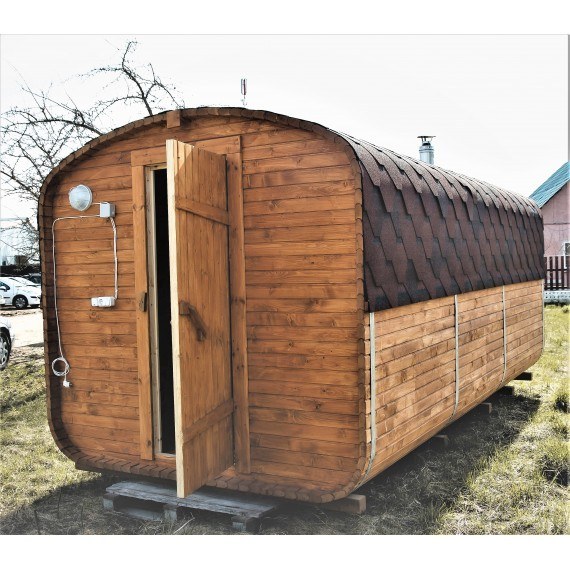 Баня-бочка 2 метра