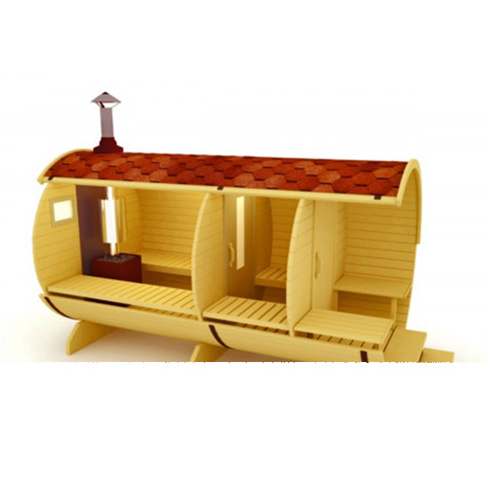 Баня-бочка 2 метра